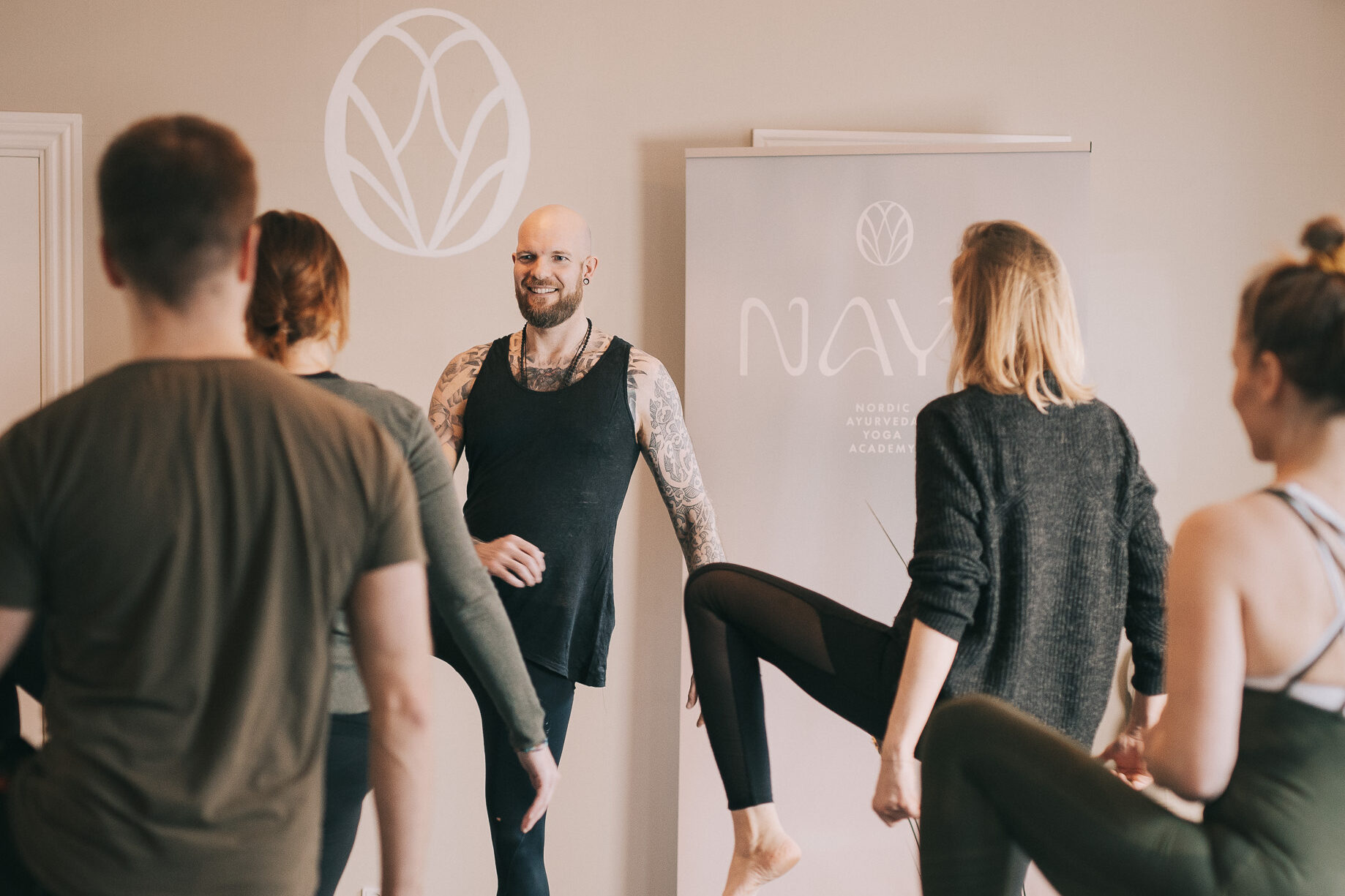 Træningsmedlemmer hos NAYA med yoga, behandlinger, holdtræning 